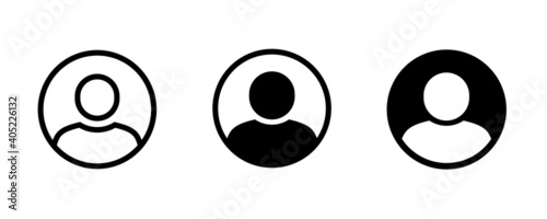 User name Icon Set Men, Women id icon business icons isolated on white, Admin, people icons