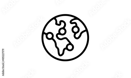 Globe Icons vector design 