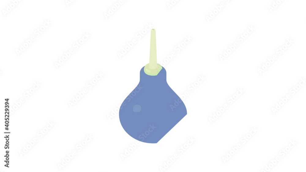 Enema icon animation best object on white background Enema icon animation best object on white background