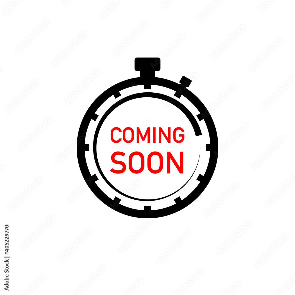 Coming soon label. vector Coming soon label. vector