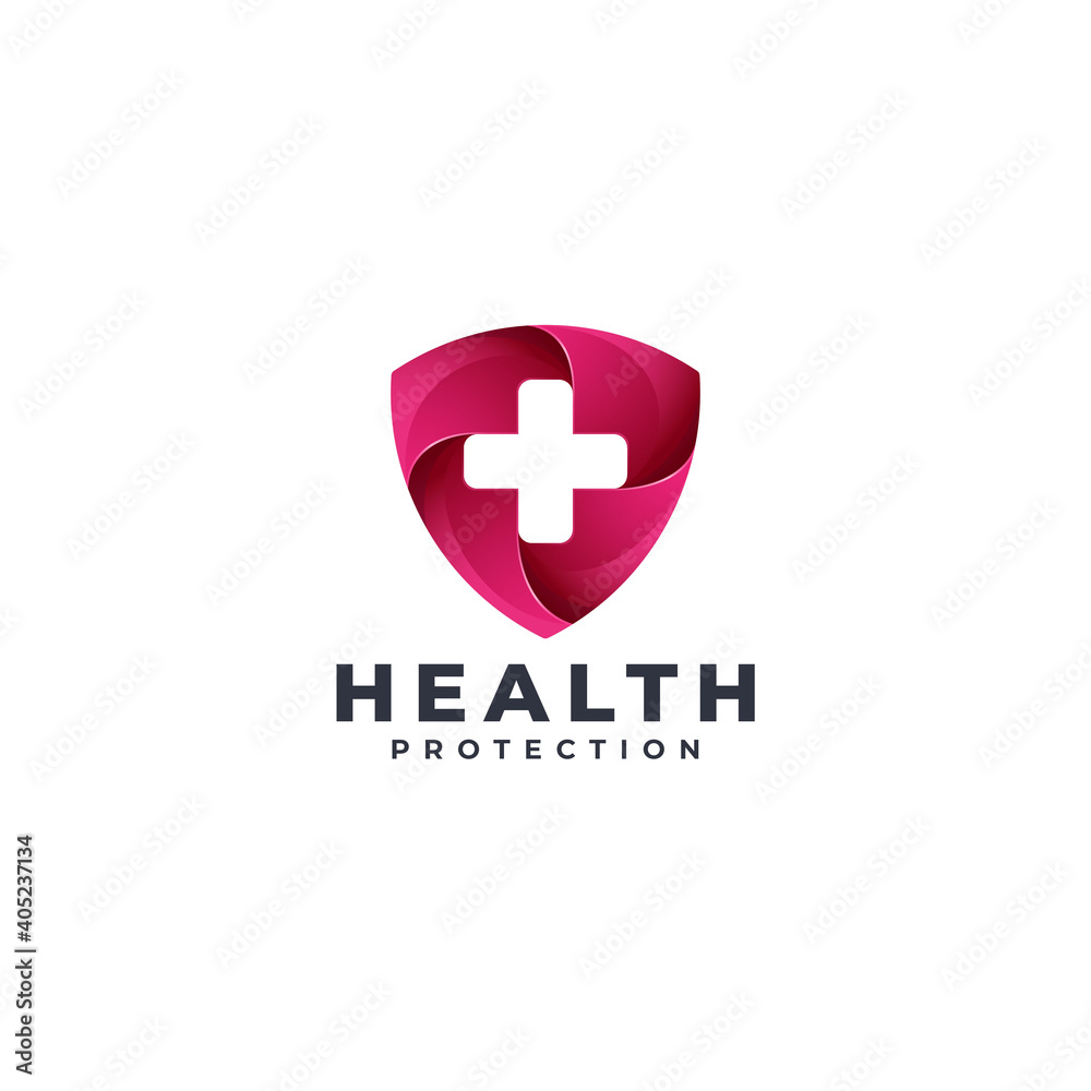 Health Shield Logo Template