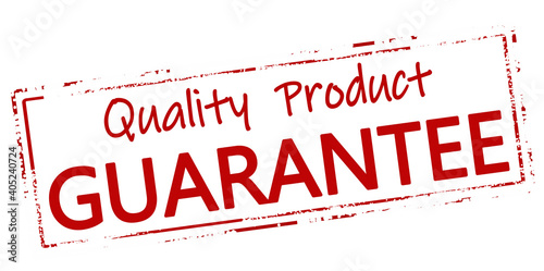 Quality product guarantee