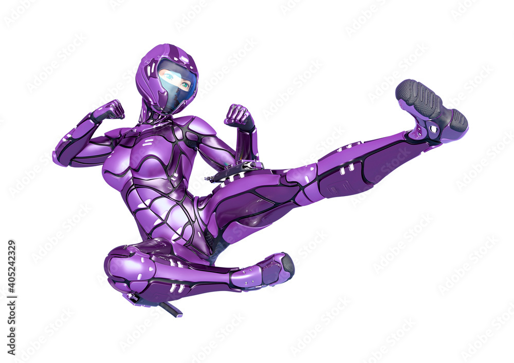 super sweet girl is doing a kung fu kick super sweet girl is doing a kung fu kick
