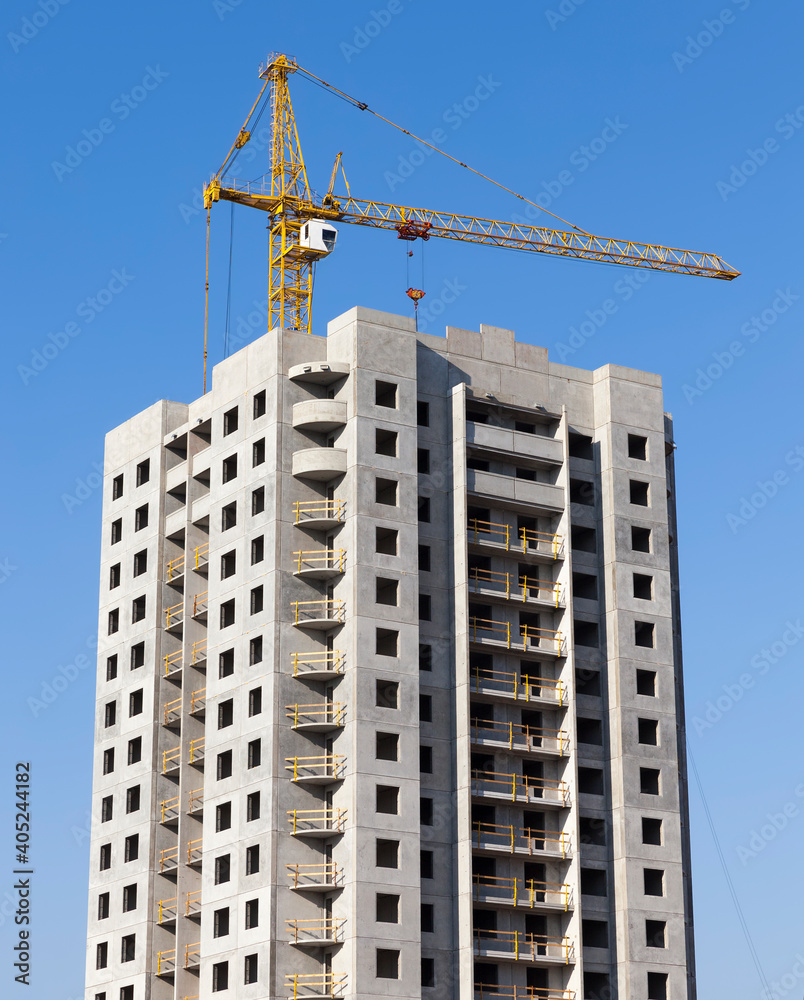 construction of apartment buildings