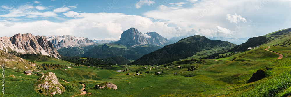The view on Val Gardena