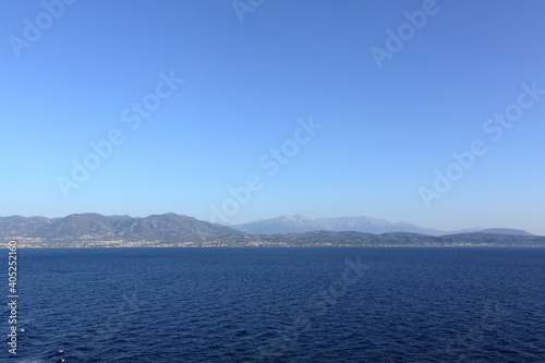 view of the sea and mountains