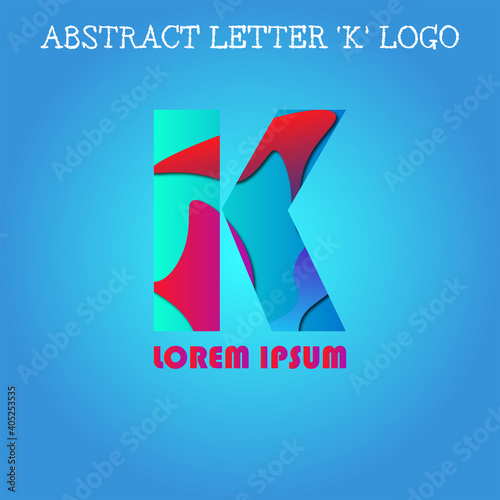 Abstract letter K
