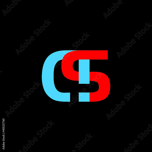 abstract and monogram letter logo design