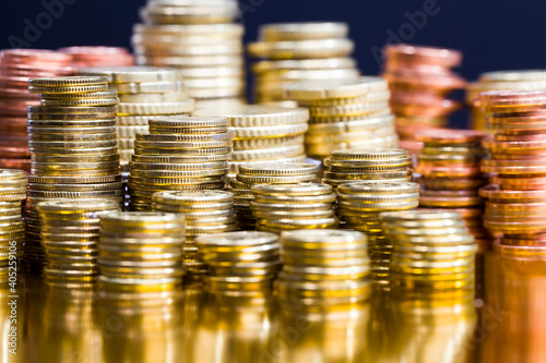 Obraz na plátně coins, legal tender that is used for payments