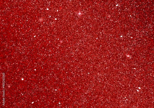 Glitter Background in Red Color. Vector Magic Bg with Glowing and Shine Elements