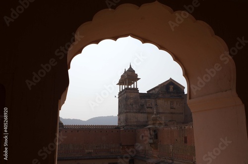 Le fort d'Amber à Amber, Jaipur, Rajasthan, Inde photo