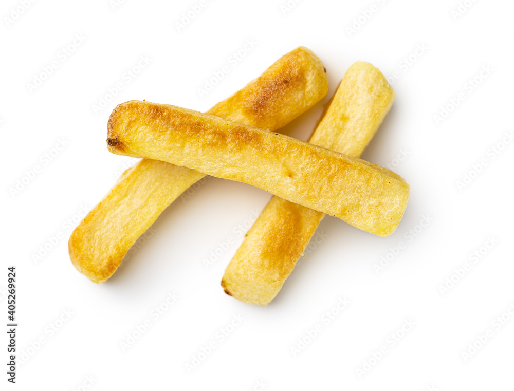 Big french fries. Fried potato chips. Big french fries. Fried potato chips.