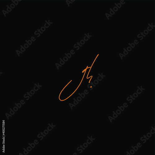 gh initial handwriting black background