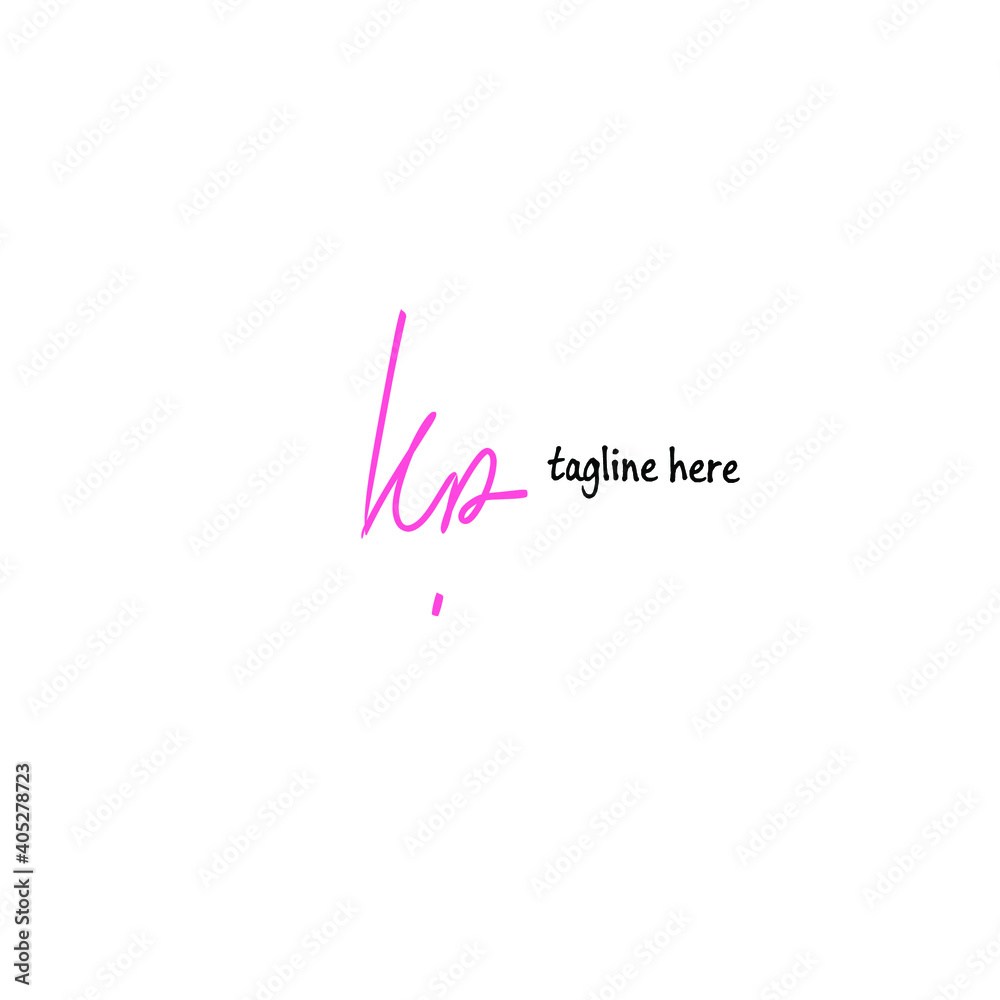 kR handwritten logo for identity kR handwritten logo for identity