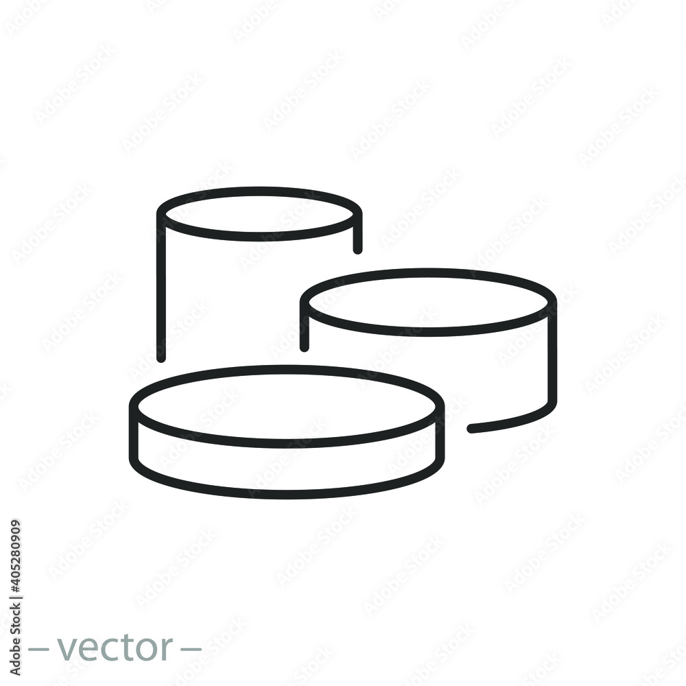 pedestal or platform for award ceremony, winner podium icon, success presentation stage, circular arena, isolated line symbol on white background - editable stroke vector illustration pedestal or platform for award ceremony, winner podium icon, success presentation stage, circular arena, isolated line symbol on white background - editable stroke vector illustration