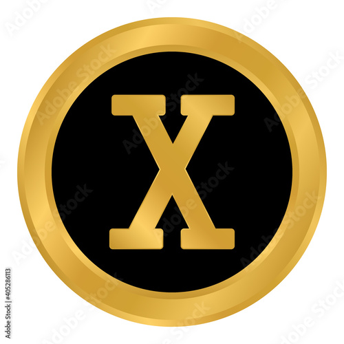 Roman numeral ten.