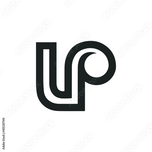 Initial lp letter logo with creative modern business typography vector template. Creative abstract letter pl logo design.