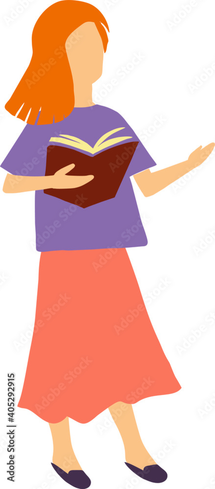 Obraz premium World Poetry Day . A man with a book. Poetry . Illustration of a girl with a book. a man with a book . A guy and a girl read poetry . Planet Earth. Illustration vector