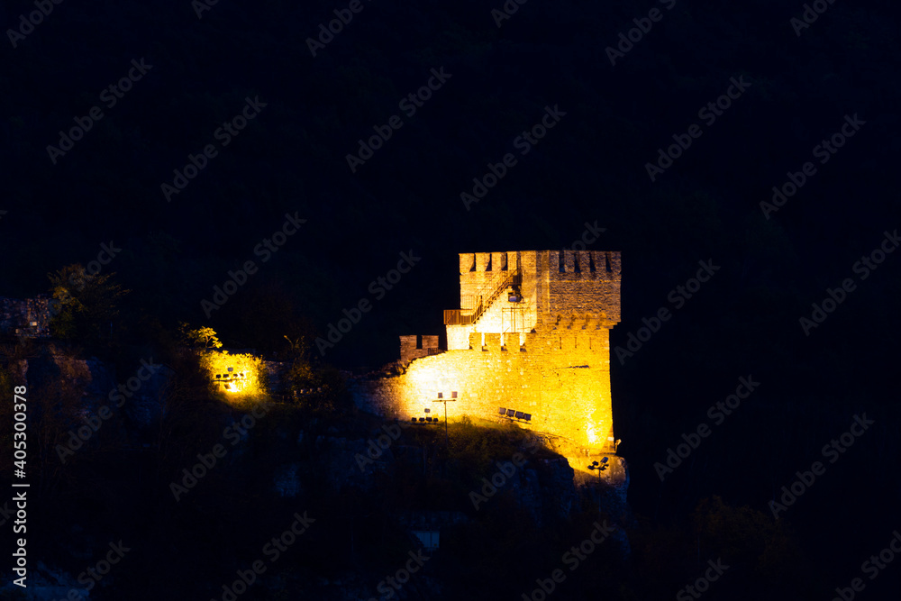 Ruins of medieval stronghold Tsarevets, Veliko Tarnovo, Bulgaria