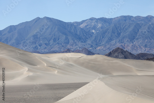 Fototapeta Naklejka Na Ścianę i Meble -  Sand Dunes and Mountains