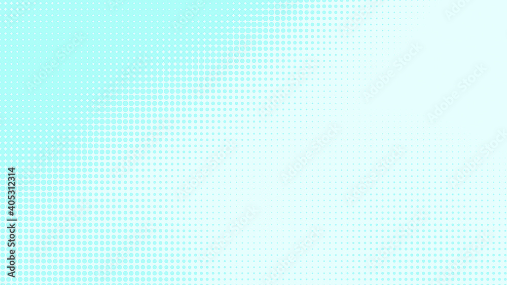 Dots halftone white blue and green color pattern gradient texture with technology digital background. Medicine healthcare with science concept. Dots halftone white blue and green color pattern gradient texture with technology digital background. Medicine healthcare with science concept.