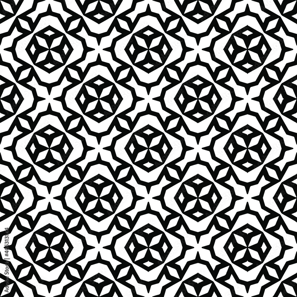 Black and white texture. Abstract seamless geometric pattern.
Black and white texture. Abstract seamless geometric pattern.