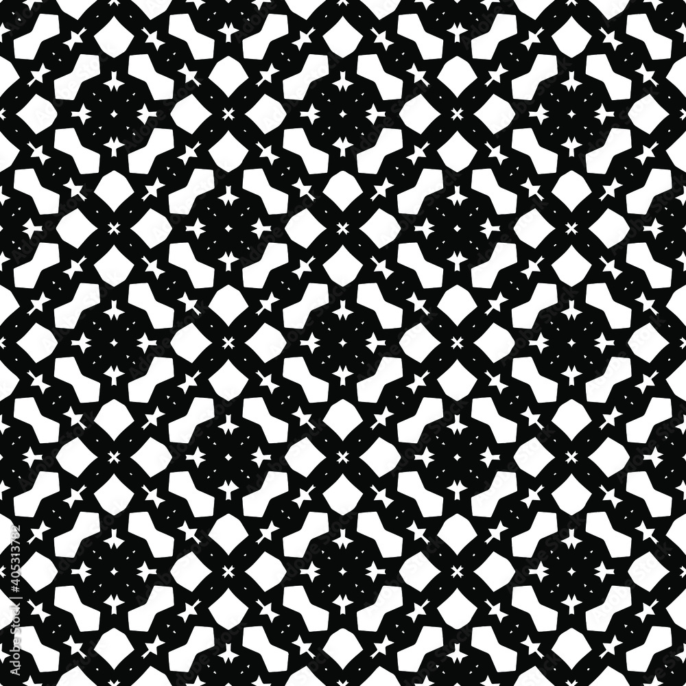 Black and white texture. Abstract seamless geometric pattern.
Black and white texture. Abstract seamless geometric pattern.