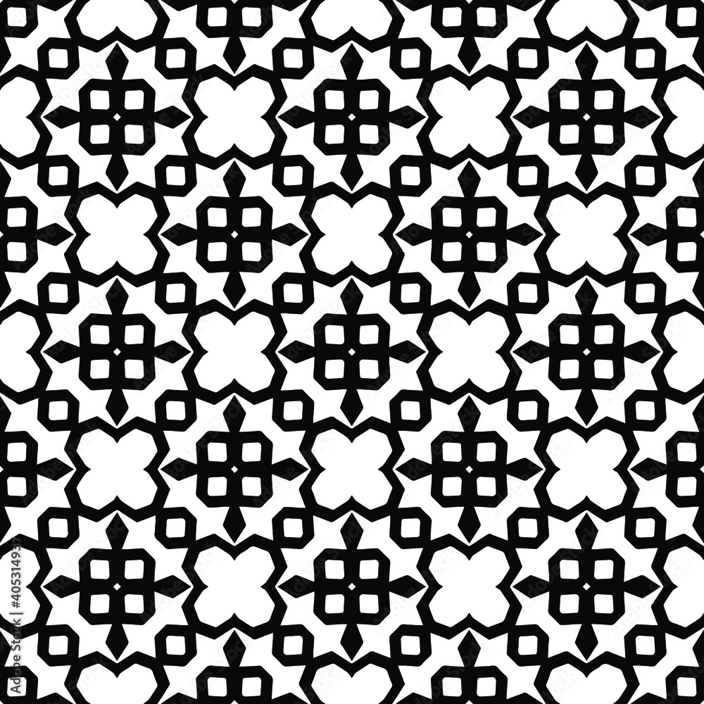 Black and white texture. Abstract seamless geometric pattern.
Black and white texture. Abstract seamless geometric pattern.
