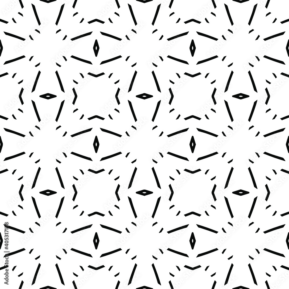 Black and white texture. Abstract seamless geometric pattern.
Black and white texture. Abstract seamless geometric pattern.