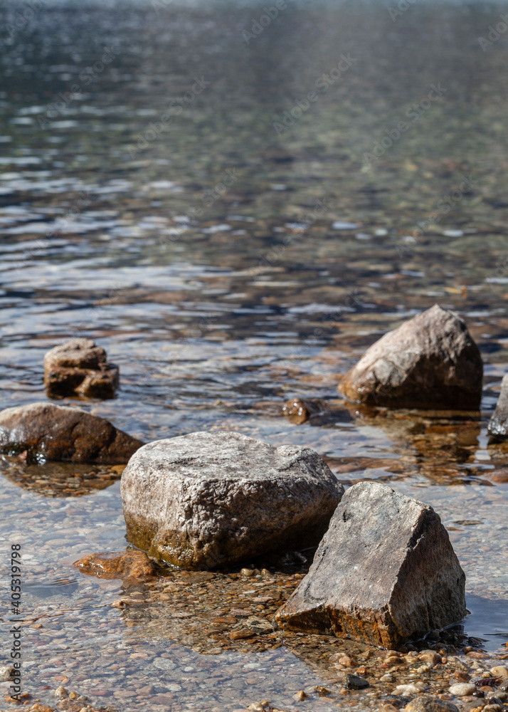 Fototapeta premium rocks in the water