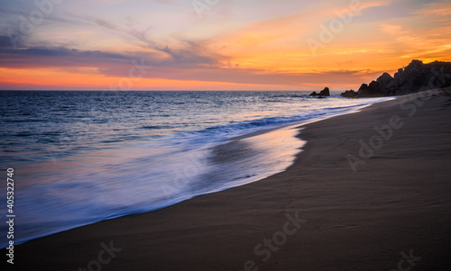 Beach Sunset, Cabo San Lucas, Baja California, Mexico © Stephen