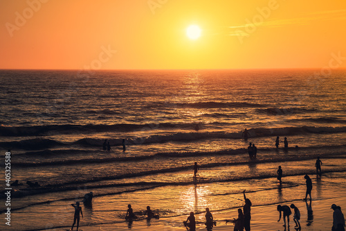 Sunset on the Beach, Newport Beach, California