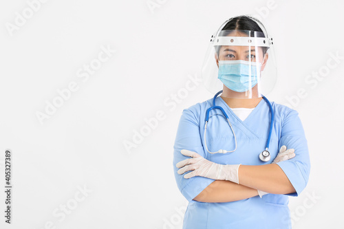 Portrait of female Asian do...