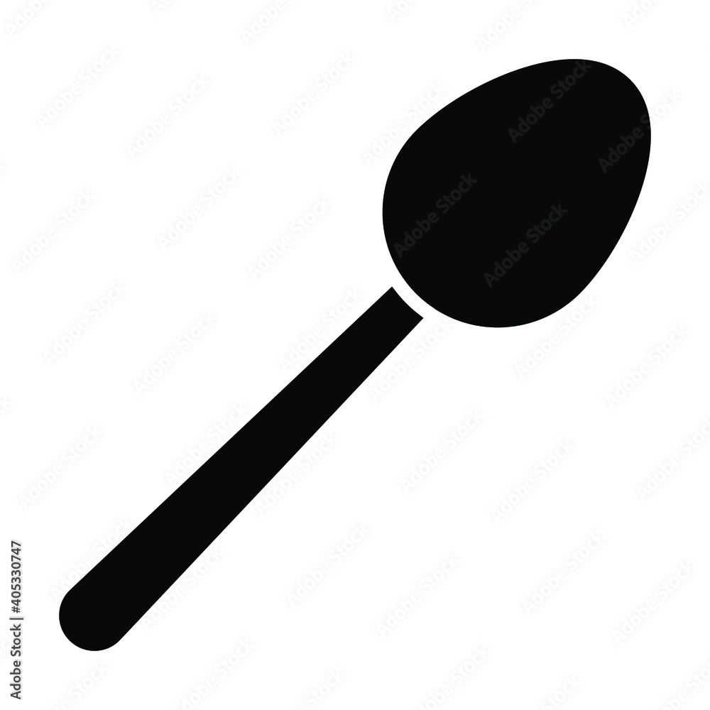 spoon icon, cutlery restaurant kitchen utensil vector spoon icon, cutlery restaurant kitchen utensil vector