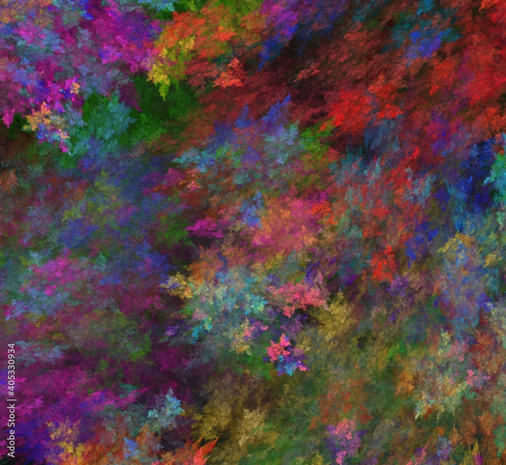 Computer generated fractal pattern and shape Computer generated fractal pattern and shape