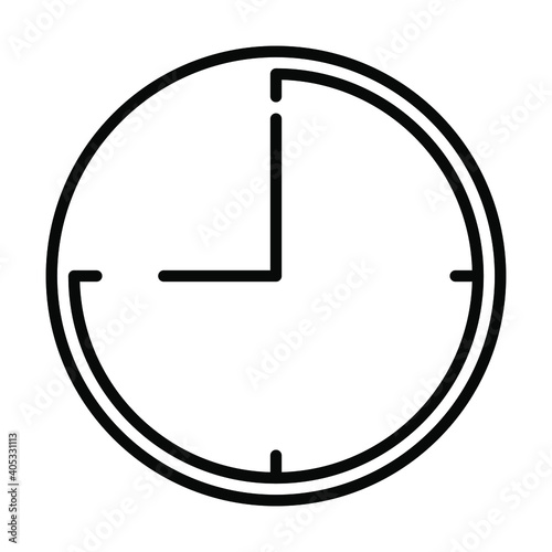 watch, clock, time icon vector