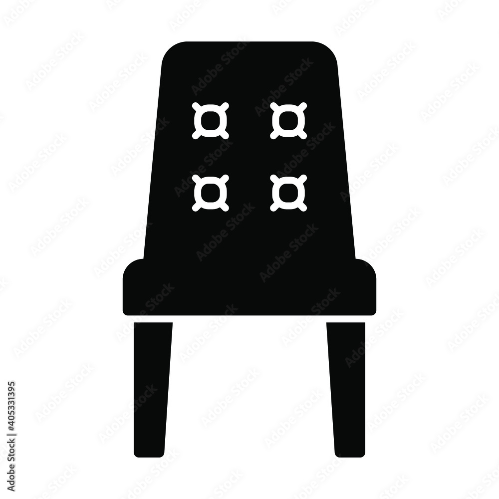 chair icon, home interior vector chair icon, home interior vector