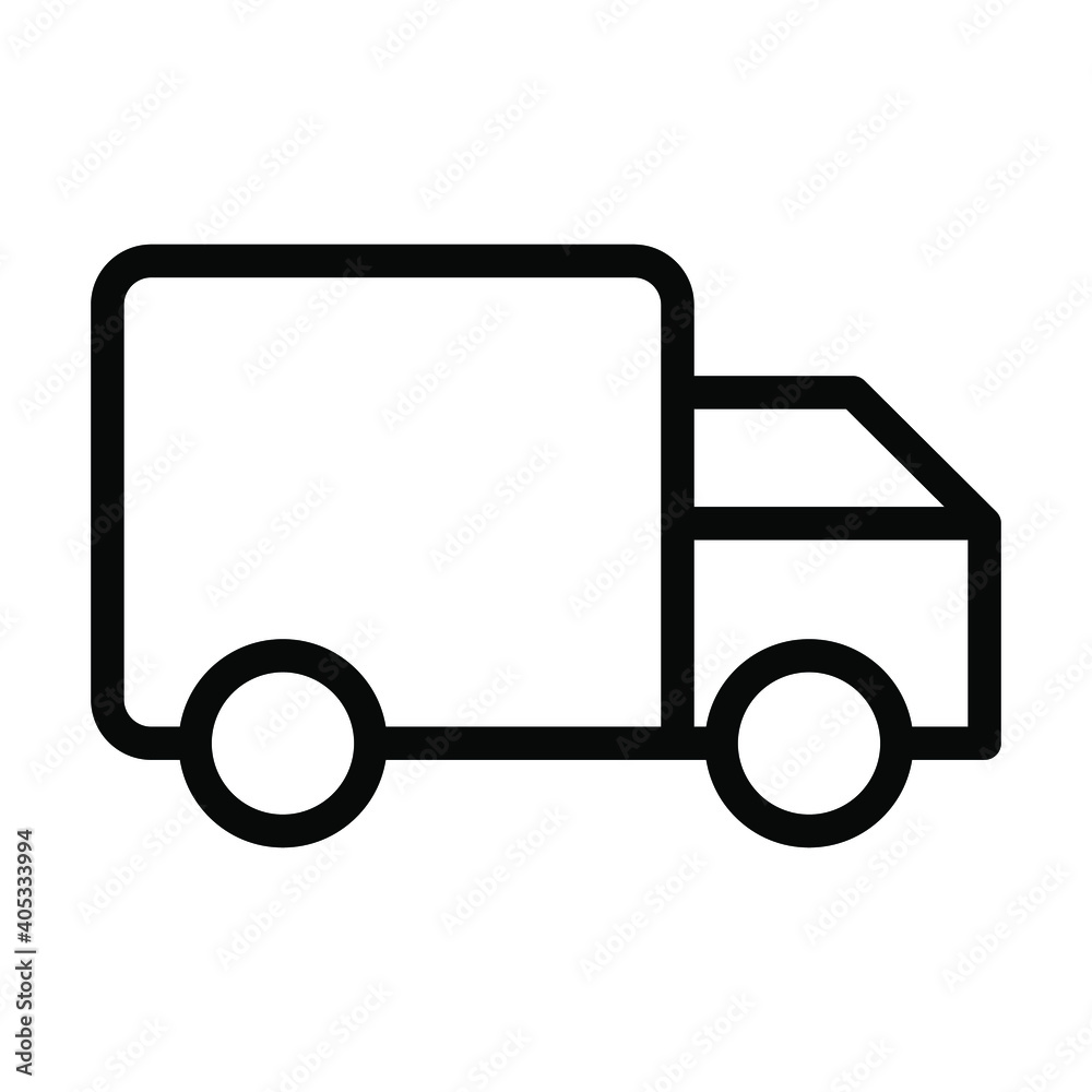 shipping truck icon, e-commerce vector shipping truck icon, e-commerce vector