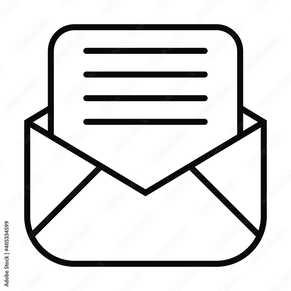 mail message envelope icon vector mail message envelope icon vector