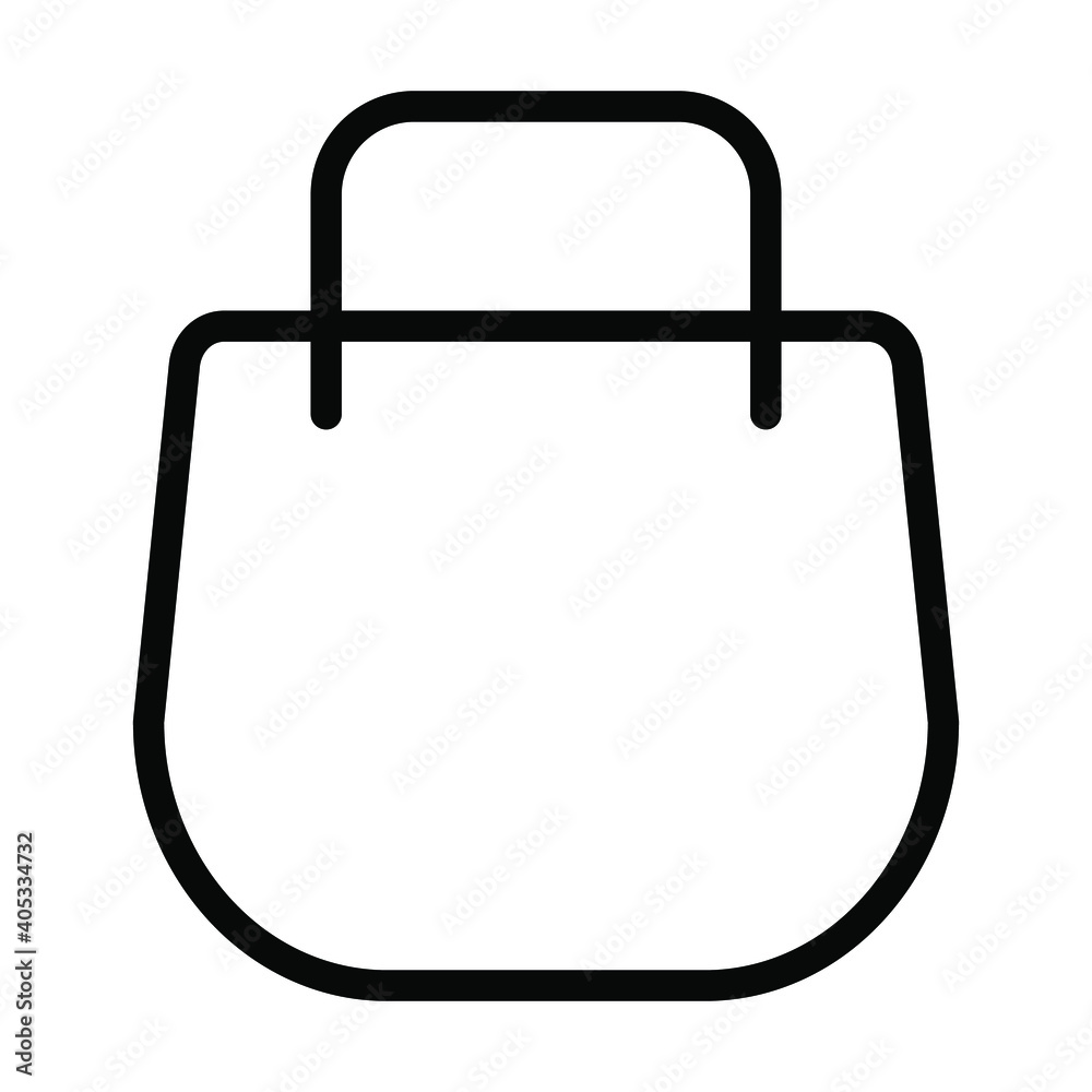 shopping bag icon vector shopping bag icon vector