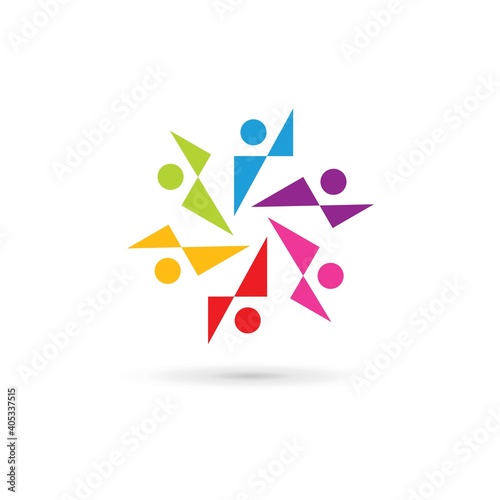 the character of success,winner people and community  icon