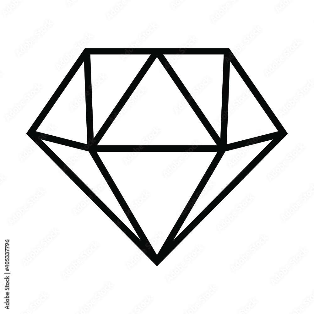 diamond icon, jewel, gem vector diamond icon, jewel, gem vector
