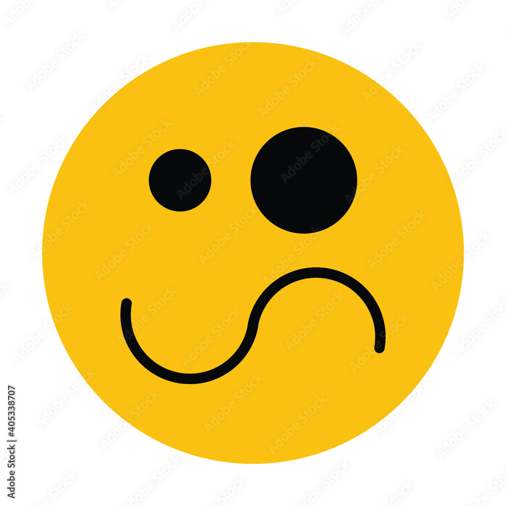 Fototapeta premium sad, happy, moody, surprised, angry, smile emoticon smiley icon vector
