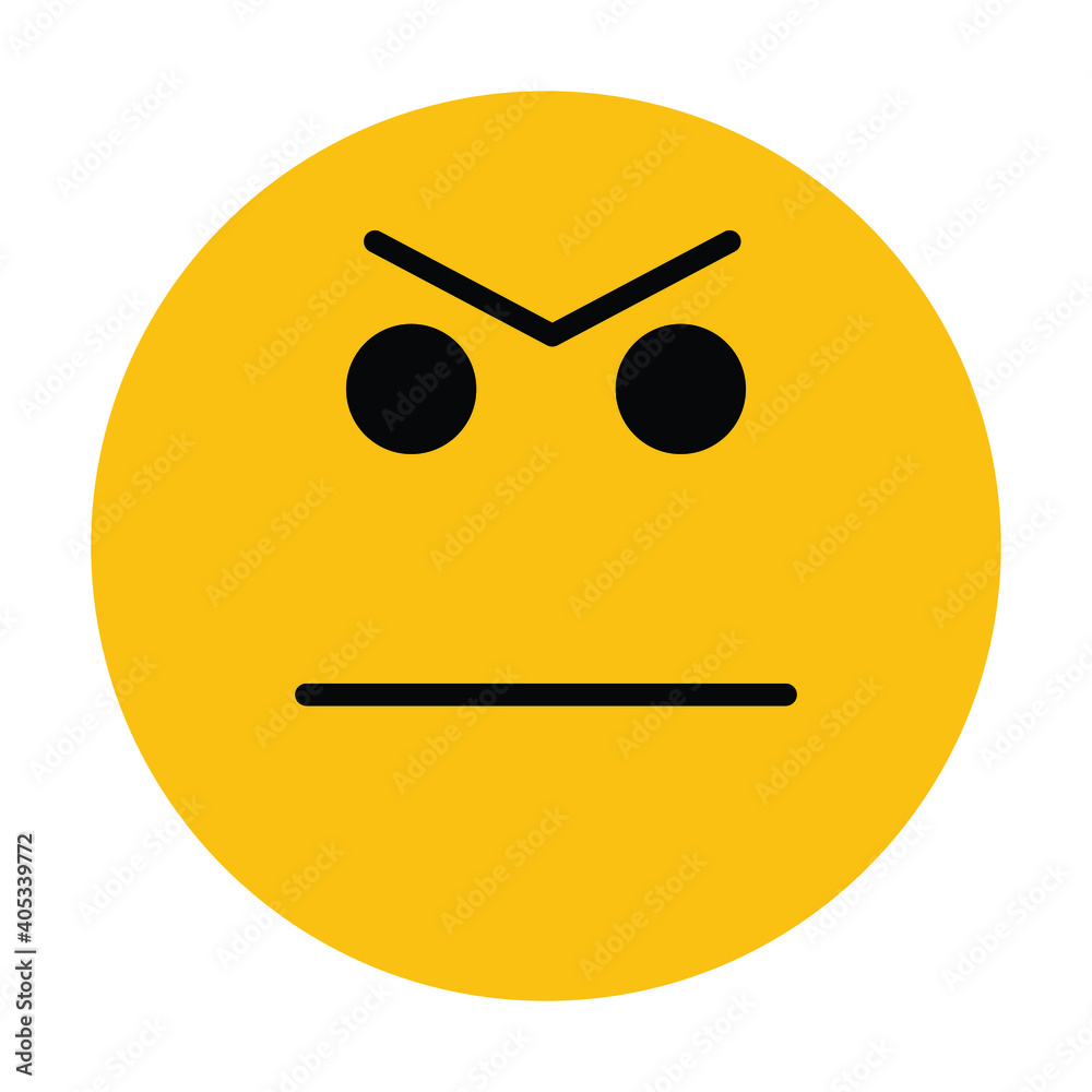 sad, happy, moody, surprised, angry, smile emoticon smiley icon vector