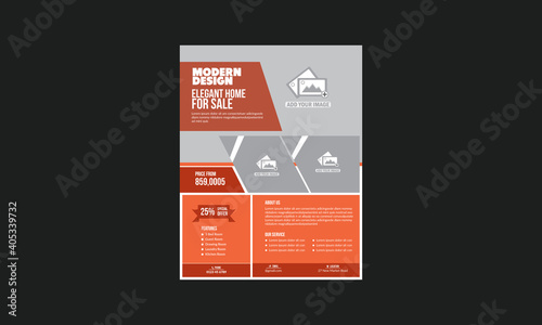 Real Estate Flyer Template Fully Editable Design Very unique 