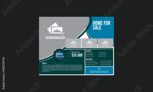 Real Estate Flyer Template Fully Editable Design Very unique 