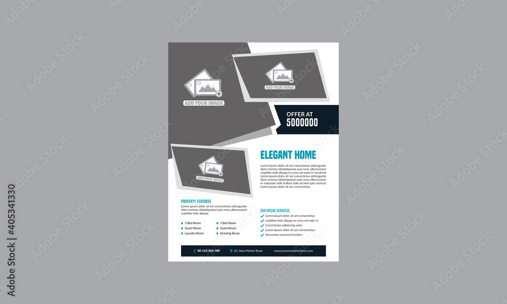 Real Estate Flyer Template Fully Editable Design Very unique Real Estate Flyer Template Fully Editable Design Very unique