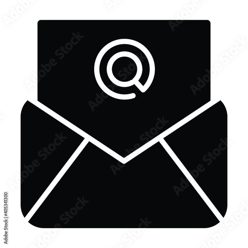envelope mail message icon vector