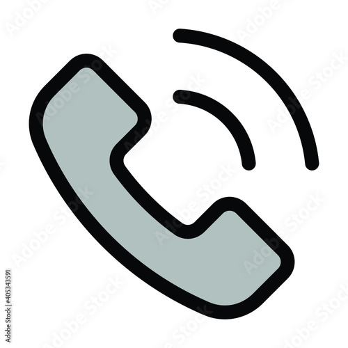 ringing phone icon vector