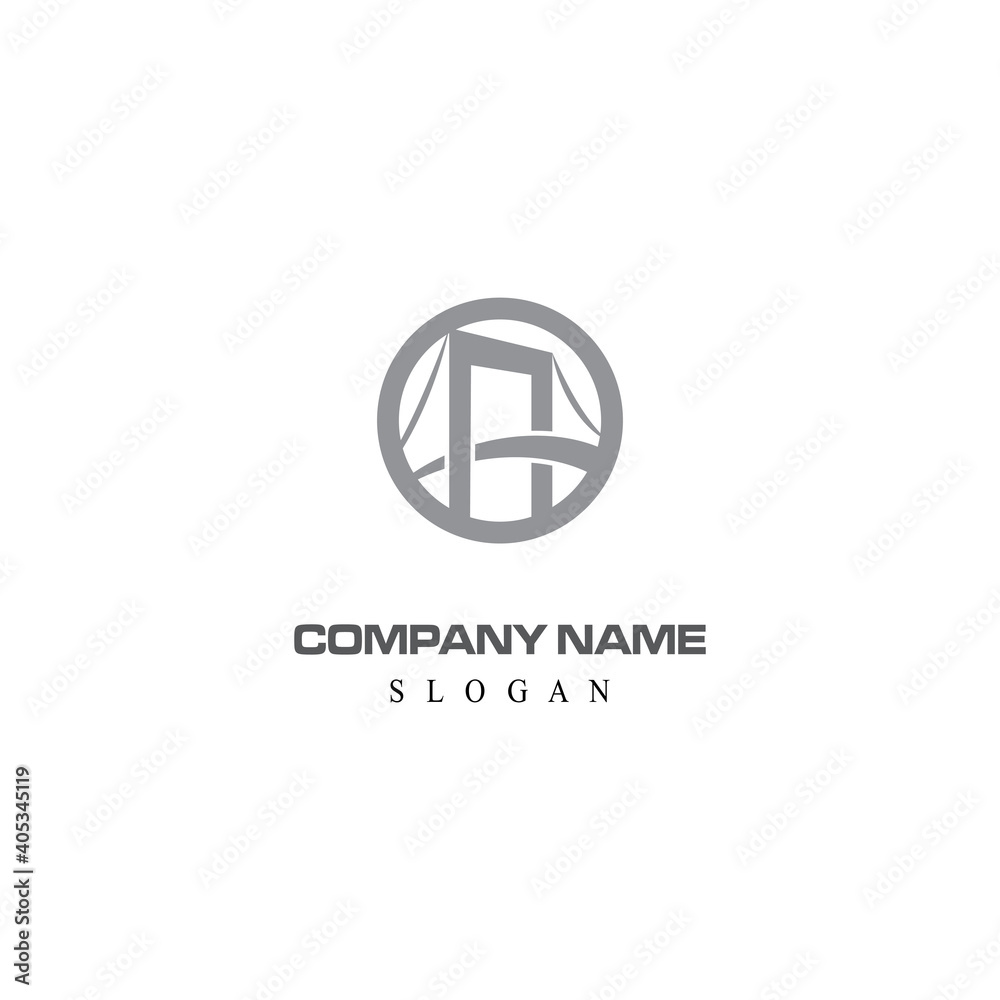 Bridge Logo Template vector icon illustration design Bridge Logo Template vector icon illustration design